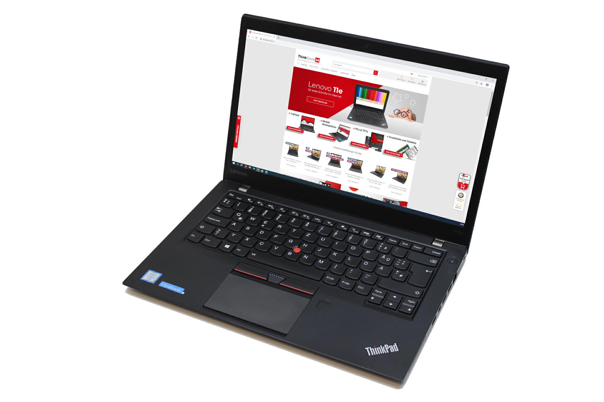 A-Ware Lenovo ThinkPad T460s i7-6600U 2,6GHz 20GB RAM 256GB SSD FHD IPS  WWAN FPR Backlit