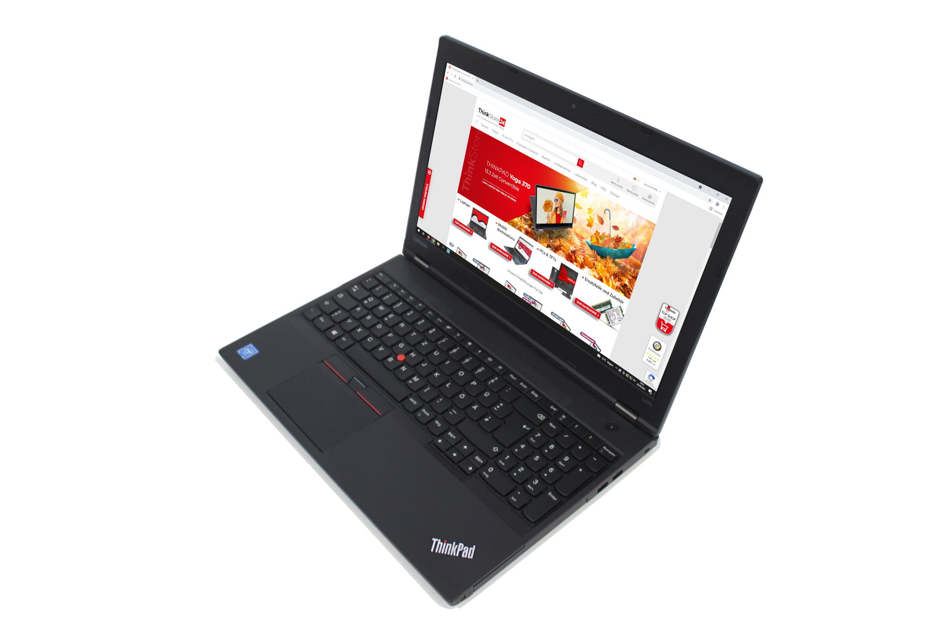 Lenovo ThinkPad L570 i5-6300U 2,4GHz 8GB RAM 256GB SSD 1366x768 HD Webcam |  Thinkstore24.de