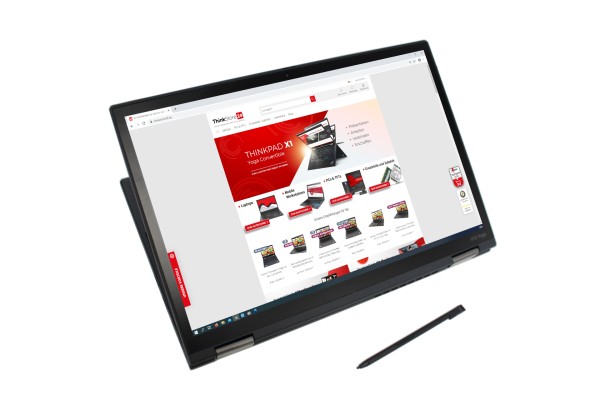 A+ Ware Lenovo ThinkPad X13 Yoga Gen 2 i5-1145G7 16GB 256GB SSD FHD FPR IR Touch Backlit DE-Tastatur