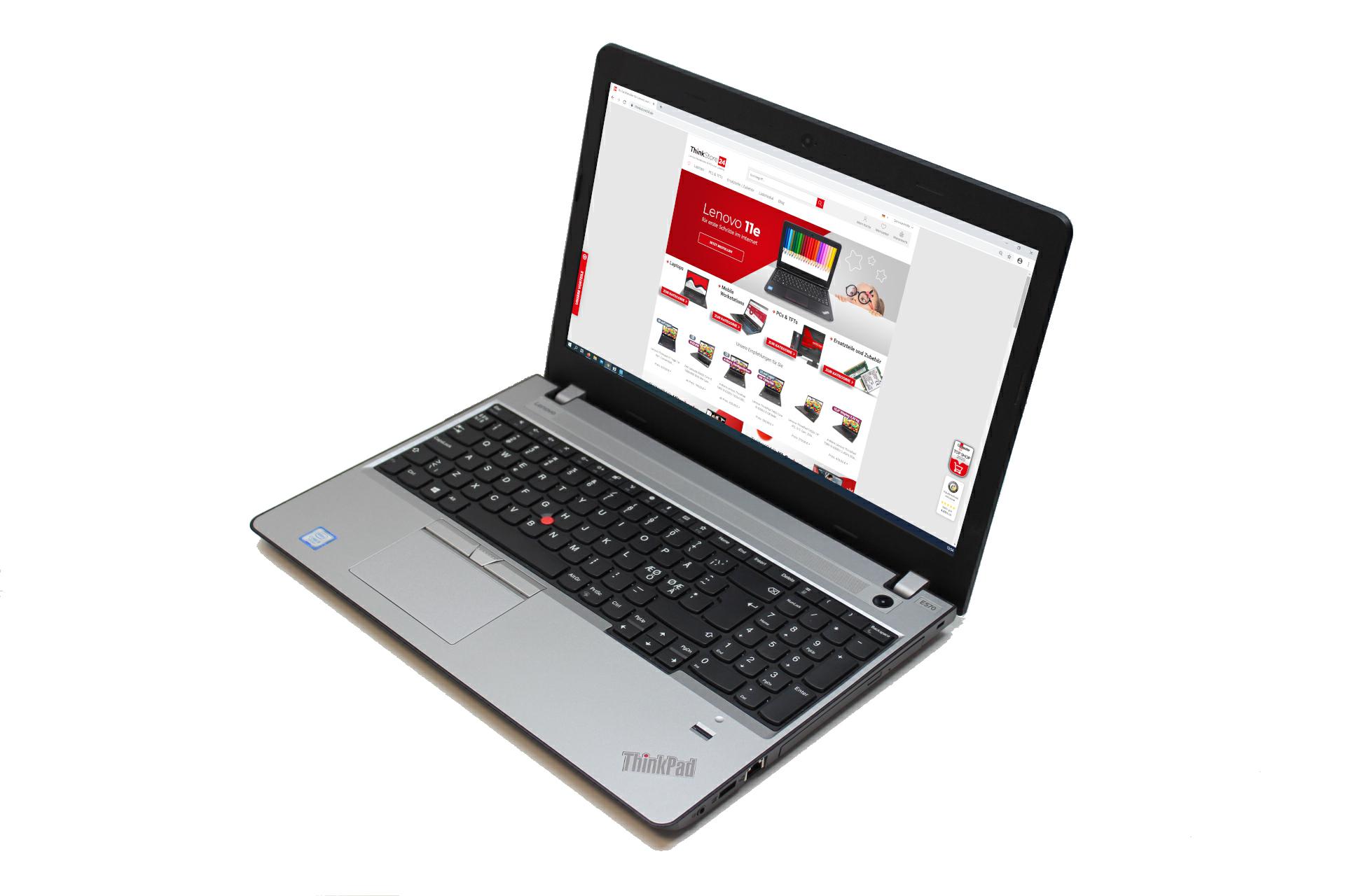 Lenovo ThinkPad E570 i5-7200U 8GB RAM 256GB SSD | Thinkstore24.de